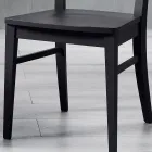 Køkkenstol Massiv bøgetræ Elegant italiensk design - Rosita Viadurini