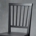 Køkkenstol Massiv bøgetræ Elegant italiensk design - Rosita Viadurini