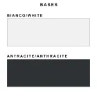 Køkken- eller stuestol i farvet kunstlæder og metaldesign - Hermione Viadurini