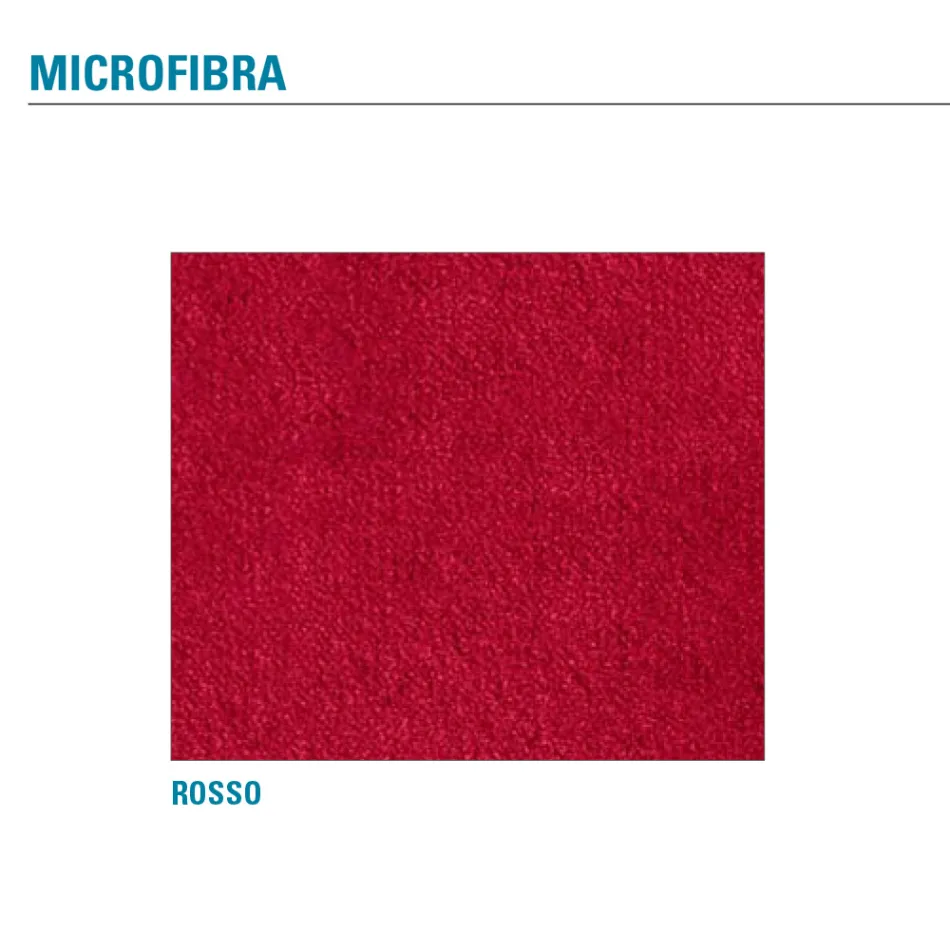 Køkkenstol betrukket med mikrofiber Fremstillet i Italien, 2 stk - Rebecca Viadurini