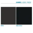 Køkkenstol betrukket med mikrofiber Fremstillet i Italien, 2 stk - Rebecca Viadurini