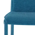 Køkkenstol beklædt med stof Made in Italy 4 stykker - Monnalisa Viadurini