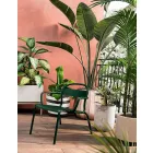 Udendørs stabelbar aluminiumsstol fremstillet i Italien, 2 stk. - Shyla Viadurini