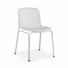 Udendørs stabelbar metalstol fremstillet i Italien, 4 stykker - Prunella Viadurini