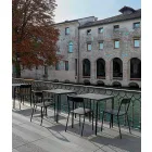 Udendørs stabelbar metalstol fremstillet i Italien, 4 stykker - Xylia Viadurini