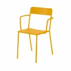 Udendørs stabelbar metalstol fremstillet i Italien, 4 stykker - Xylia Viadurini