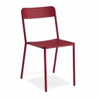 Udendørs stabelbar metalstol fremstillet i Italien, 4 stykker - Xylia Viadurini