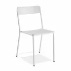 Udendørs stabelbar metalstol fremstillet i Italien, 4 stykker - Xylia Viadurini