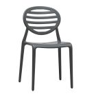Stabelbar udendørs stol i teknopolymer Made in Italy 6 stykker - Rosaria Viadurini
