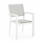 Stabelbar udendørs stol i Textilene Homemotion, 6 stykker - Narcissa Viadurini