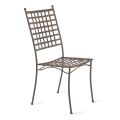 Udendørs stol i galvaniseret stål Stabelbar 4 stykker Made in Italy - Sibo