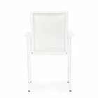 Udendørs stol i aluminium med armlæn til homemotion - Casper Design Viadurini