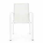 Udendørs stol i aluminium med armlæn til homemotion - Casper Design Viadurini