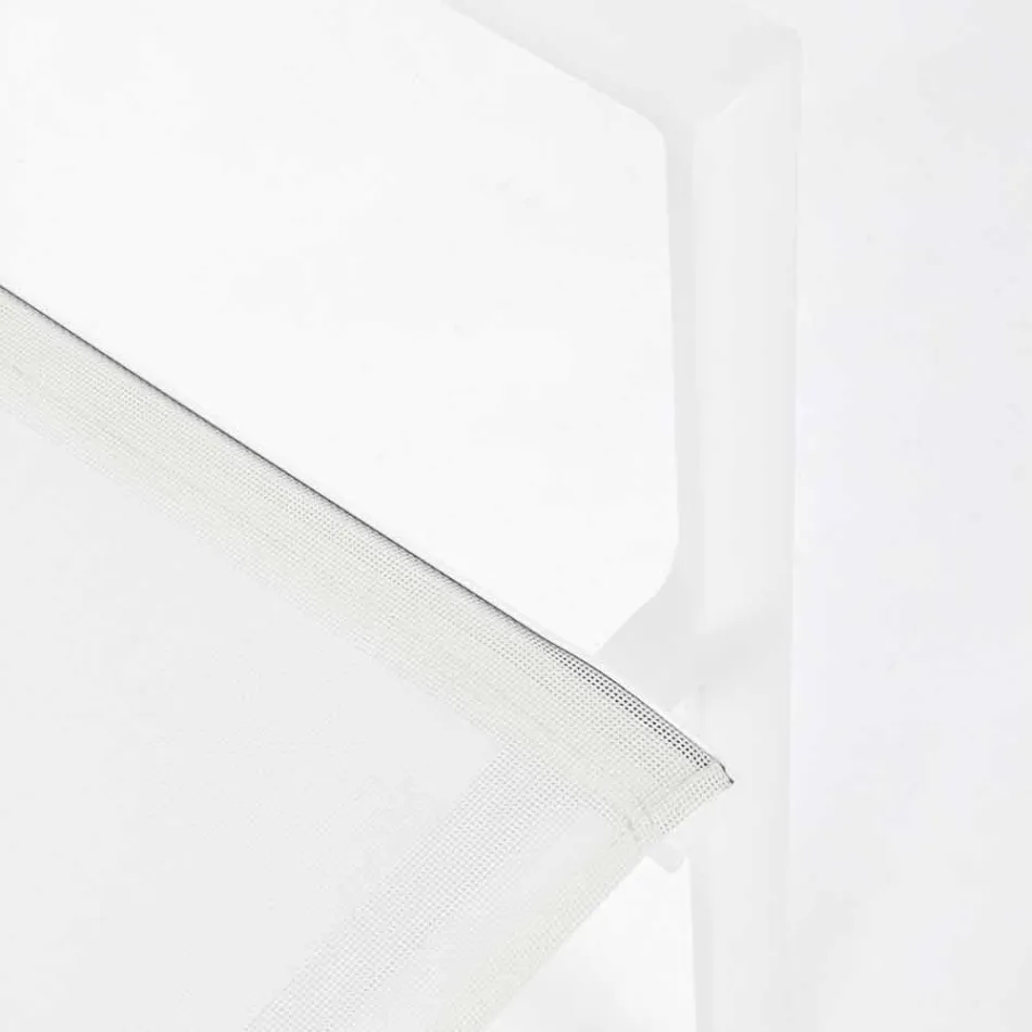 Udendørs stol i aluminium med armlæn til homemotion - Casper Design Viadurini