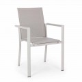 Udendørs stol i aluminium med armlæn til homemotion - Casper Design