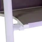 Udendørs stol i aluminium med dobbelt lag textilene - Excursion Viadurini