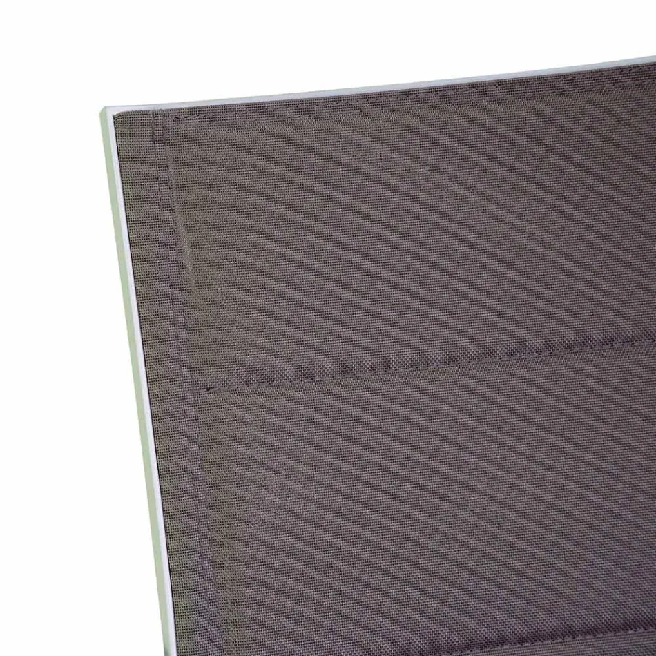 Udendørs stol i aluminium med dobbelt lag textilene - Excursion Viadurini