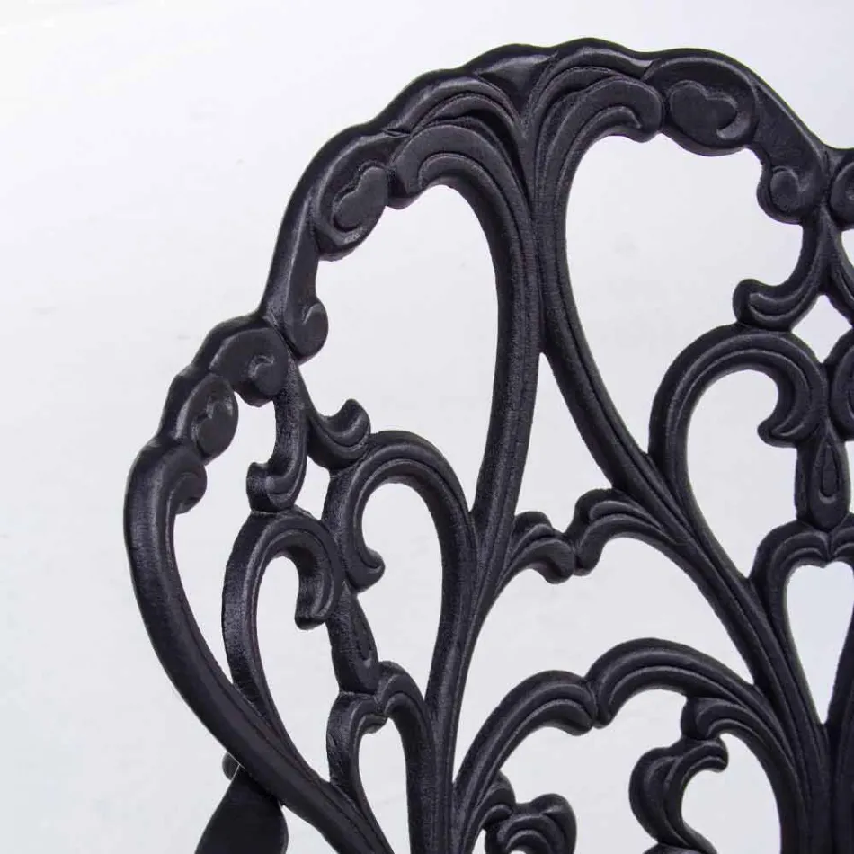 Udendørs stol i matfinishlakeret aluminium, 2 stykker - Casiro Viadurini