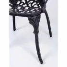 Udendørs stol i matfinishlakeret aluminium, 2 stykker - Casiro Viadurini