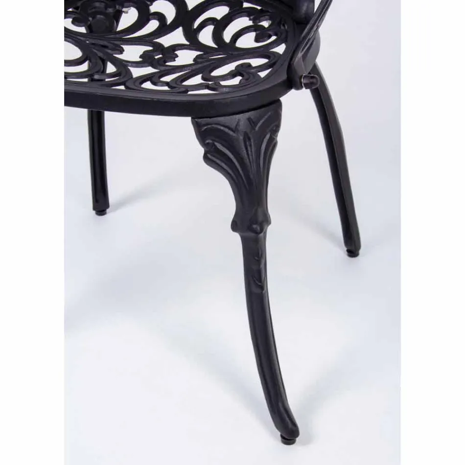 Udendørs stol i matfinishlakeret aluminium, 2 stykker - Casiro Viadurini