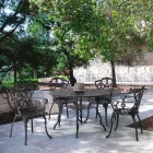 Udendørs stol i matfinishlakeret aluminium, 2 stykker - Casiro Viadurini