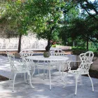 Udendørs stol i matfinishlakeret aluminium, 2 stykker - Casiro Viadurini