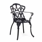 Udendørs stol i matfinishlakeret aluminium, 2 stykker - Casiro Viadurini