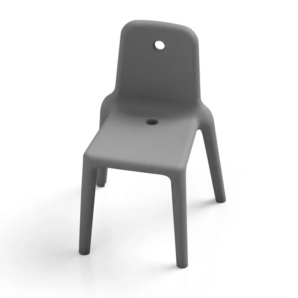 Udendørs stol i polyethylen 15 farver Made in Italy 2 stk - Ronnie Viadurini