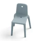 Udendørs stol i polyethylen 15 farver Made in Italy 2 stk - Ronnie Viadurini