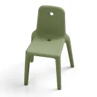 Udendørs stol i polyethylen 15 farver Made in Italy 2 stk - Ronnie Viadurini