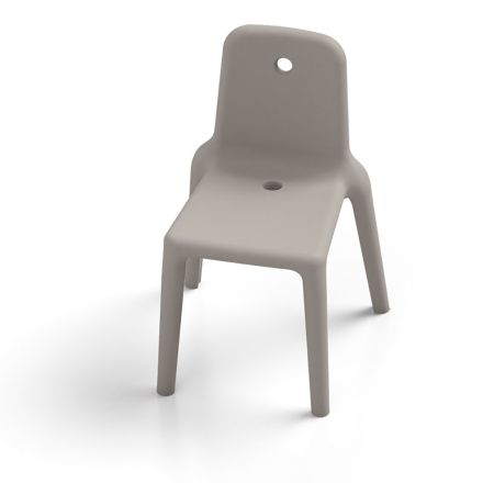 Udendørs stol i polyethylen 7 farver Made in Italy 2 stk - Ronnie Viadurini