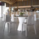 Udendørs stol i polyethylen 7 farver Made in Italy 2 stk - Ronnie Viadurini