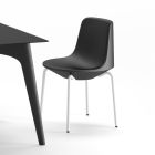 Udendørs stol i polyethylen og aluminium Fremstillet i Italien 2 dele - Rizia Viadurini