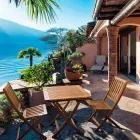 Foldestol ude i akacietræ, 2 stykker - Grima Viadurini