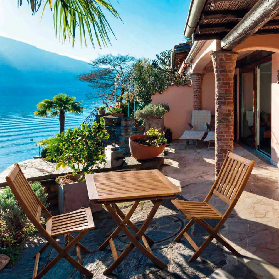 Foldestol ude i akacietræ, 2 stykker - Grima Viadurini