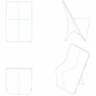 Moderne designhave stol Sloo af Vondom, i polyethylen Viadurini