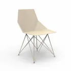 Vondom Faz designstole i polypropylen og rustfrit stål Viadurini