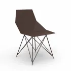 Vondom Faz designstole i polypropylen og rustfrit stål Viadurini