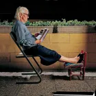 Stabelbar havestol i stål moderne design fremstillet i Italien - Boston Viadurini