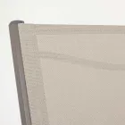 Stabelbar havestol i moderne design af aluminium og tekstil - Franz Viadurini