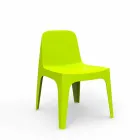 Solid Vondom stabelbar stolpe af polypropylen, design Viadurini