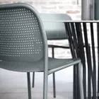 Havestol i malet metal Made in Italy 2 stk - Synergi Viadurini