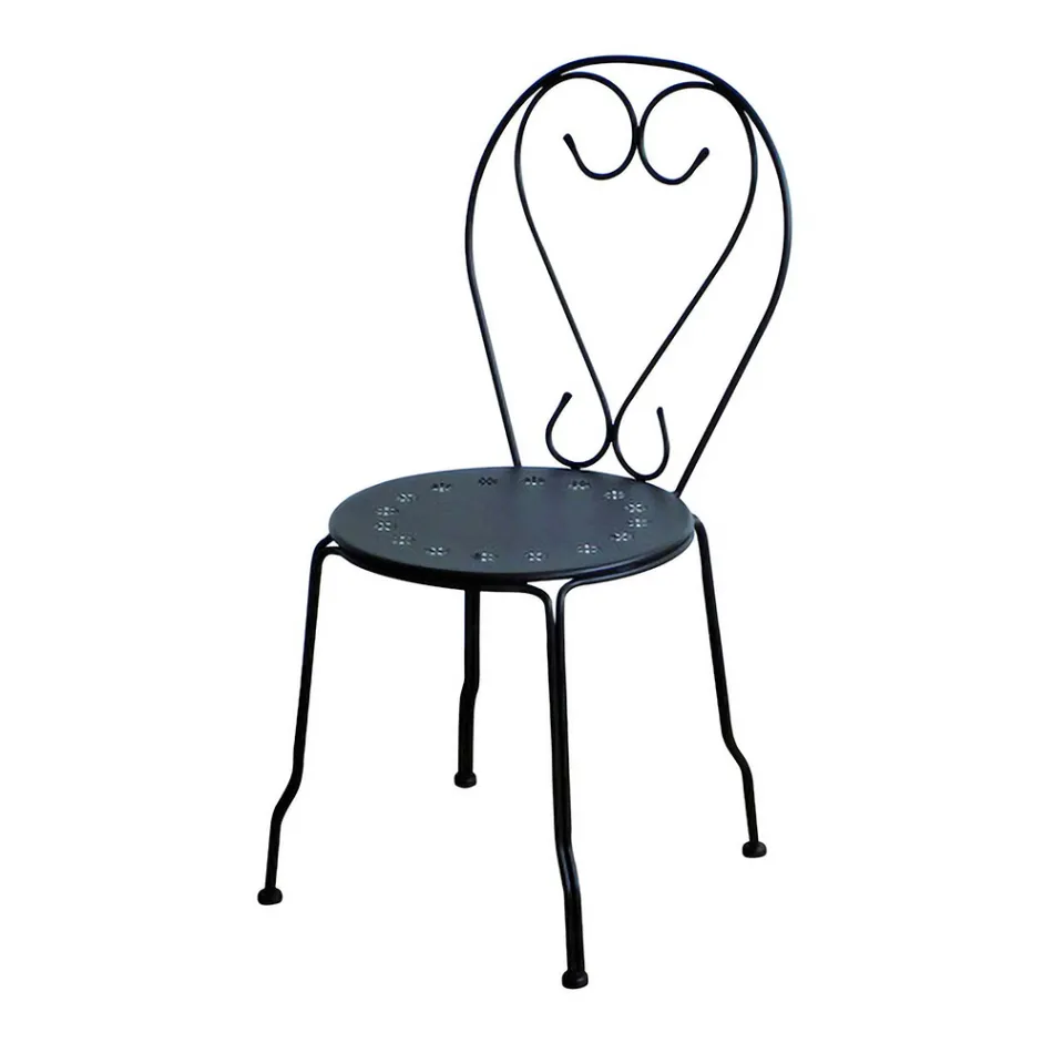 Havestol lavet udelukkende af metal - Arkiv Viadurini