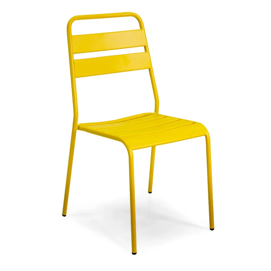 Havestol lavet udelukkende af metal - Ribbon Viadurini