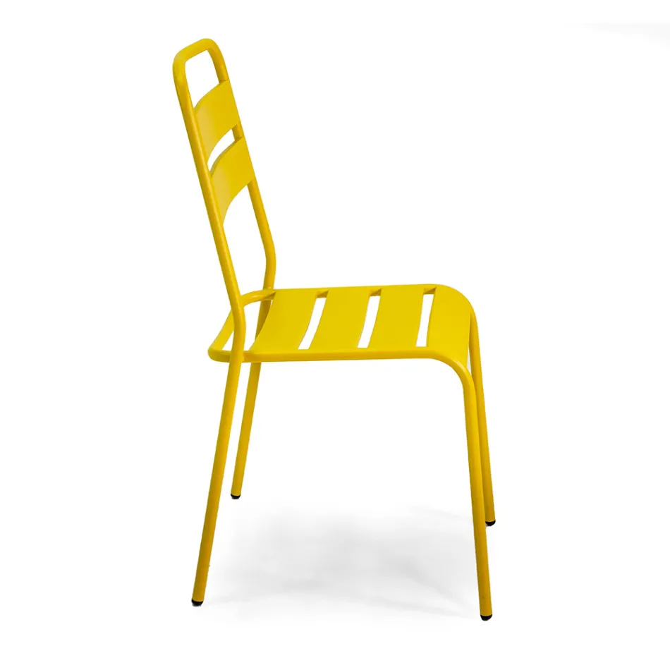 Havestol lavet udelukkende af metal - Ribbon Viadurini