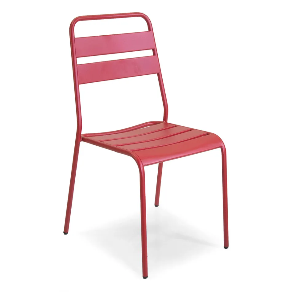 Havestol lavet udelukkende af metal - Ribbon Viadurini