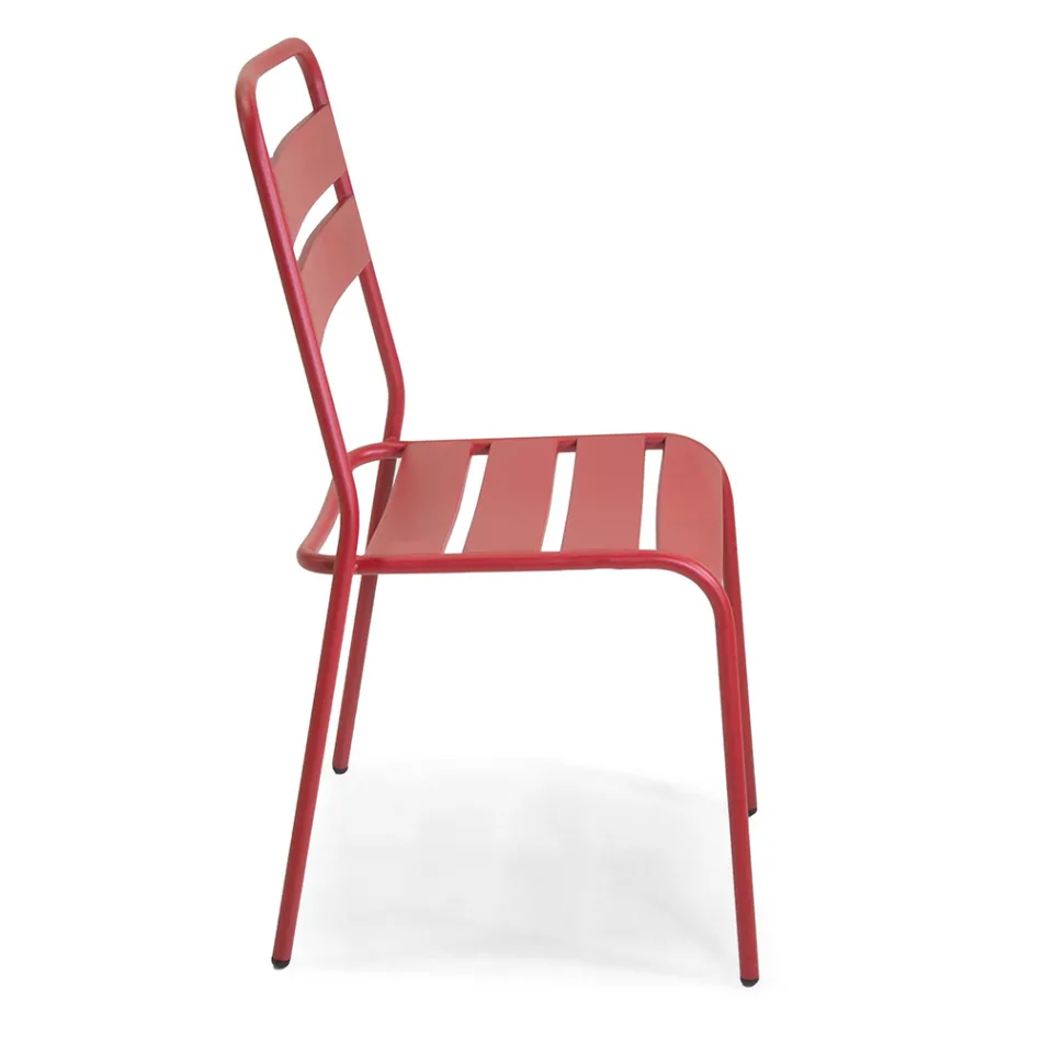 Havestol lavet udelukkende af metal - Ribbon Viadurini