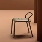 Havestol aluminiumsstruktur lavet i Italien - Noss af Varaschin Viadurini