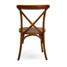 Stabelbar indendørs stol i elmetræ - Barriera Viadurini