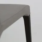 Indendørs stol i asketræ og kunstlæder lavet i Italien - Floki Viadurini